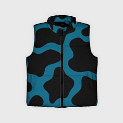 Детский жилет Синяя коровья расцветка