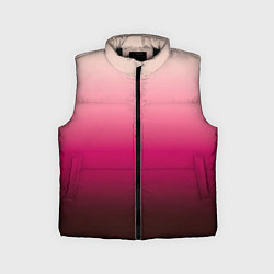 Детский жилет Градиент transcendent pink омбре