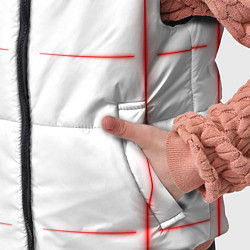 Детский жилет Color white red stripes, цвет: 3D-черный — фото 2