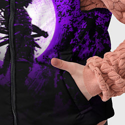 Детский жилет Самурай при луне, цвет: 3D-черный — фото 2