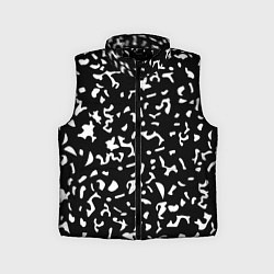 Детский жилет Черный камуфляж