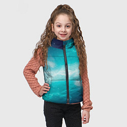 Детский жилет Галактическое сияние небес, цвет: 3D-черный — фото 2