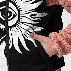 Детский жилет Солнце черно-белое, цвет: 3D-черный — фото 2