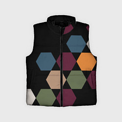 Детский жилет Honeycombs autumn colors