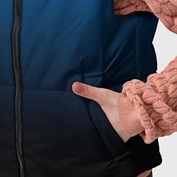 Детский жилет Blue gradient, цвет: 3D-черный — фото 2