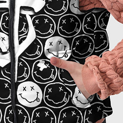 Детский жилет Doom x nirvana pattern, цвет: 3D-черный — фото 2