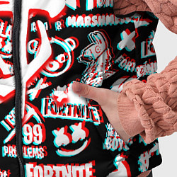 Детский жилет Doom x fortnite glitch, цвет: 3D-черный — фото 2