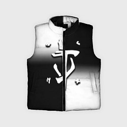Детский жилет Doom black geometry