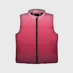 Детский жилет Градиент гранатовый