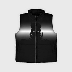 Детский жилет Силуэт Бэтмена - градиент, цвет: 3D-черный