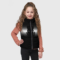 Детский жилет Силуэт Бэтмена - градиент, цвет: 3D-черный — фото 2
