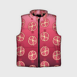 Детский жилет Сочные гранаты
