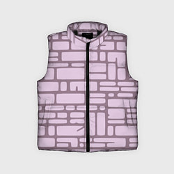 Детский жилет Кирпичная кладка, цвет: 3D-черный