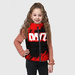 Детский жилет Дейз штрихи красок, цвет: 3D-черный — фото 2