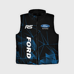 Детский жилет Ford RS, цвет: 3D-черный