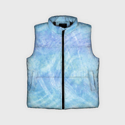 Детский жилет Абстракция - green-blue mixture, цвет: 3D-черный
