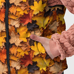 Детский жилет Камуфляж из кленовых листьев, цвет: 3D-черный — фото 2