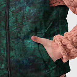 Детский жилет Абстракция - malachite slice, цвет: 3D-черный — фото 2