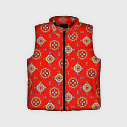 Детский жилет Яркий узор в этническом стиле