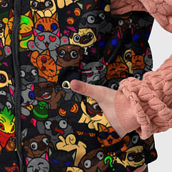 Детский жилет Paw, цвет: 3D-черный — фото 2