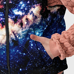 Детский жилет Бесконечный космос и туманность, цвет: 3D-черный — фото 2