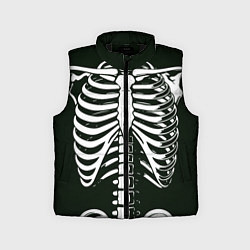 Детский жилет Я скелетон, цвет: 3D-черный