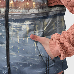 Детский жилет Новогодние праздники в Москве, цвет: 3D-черный — фото 2