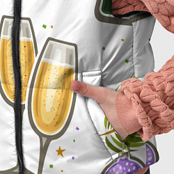 Детский жилет Новогодний вайб, цвет: 3D-черный — фото 2