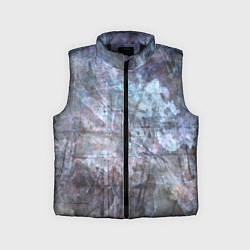 Детский жилет Абстракция - gray-blue hurricane