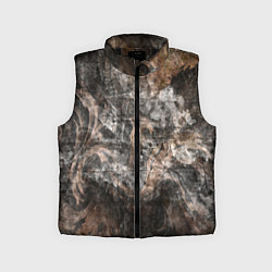 Детский жилет Абстракция - brown darkness