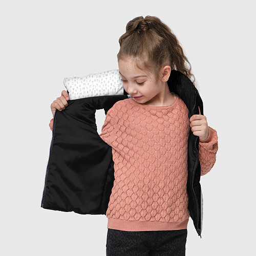 Детский жилет Вегвизир и став бессмертия в рунах / 3D-Черный – фото 4