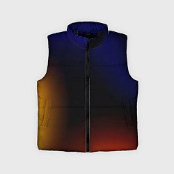 Детский жилет Color black red blue