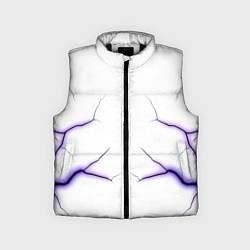 Детский жилет Color white purple