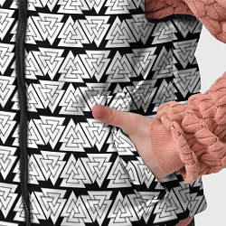 Детский жилет Символы валькнут как защитная кольчуга, цвет: 3D-черный — фото 2