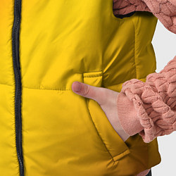 Детский жилет Color yellow red gradient, цвет: 3D-черный — фото 2