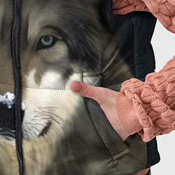 Детский жилет Зимний волк, цвет: 3D-черный — фото 2