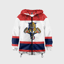 Ветровка с капюшоном детская Florida Panthers, цвет: 3D-черный