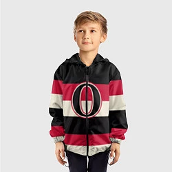 Ветровка с капюшоном детская Ottawa Senators O, цвет: 3D-черный — фото 2