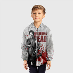 Ветровка с капюшоном детская Walking Dead: Deryl Dixon, цвет: 3D-белый — фото 2