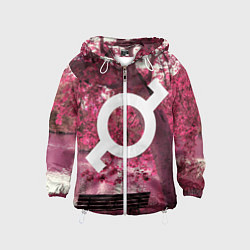 Детская ветровка 30 STM: Pink Glyph