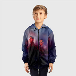 Ветровка с капюшоном детская Teen Wolves цвета 3D-черный — фото 2
