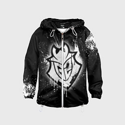 Ветровка с капюшоном детская Gamers 2: Black collection, цвет: 3D-белый