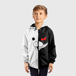 Ветровка с капюшоном детская Monokuma, цвет: 3D-черный — фото 2