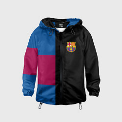 Детская ветровка Barcelona FC: Black style