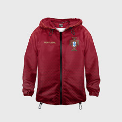 Детская ветровка Сборная Португалии соты сетка