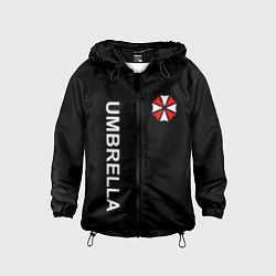 Ветровка с капюшоном детская UMBRELLA CORP, цвет: 3D-черный