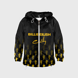 Детская ветровка Billie Eilish: Yellow & Black Autograph