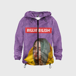 Ветровка с капюшоном детская Billie Eilish, цвет: 3D-черный