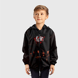 Ветровка с капюшоном детская Korn, цвет: 3D-черный — фото 2