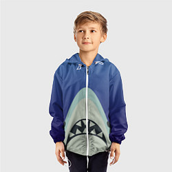 Ветровка с капюшоном детская IKEA Shark, цвет: 3D-белый — фото 2
